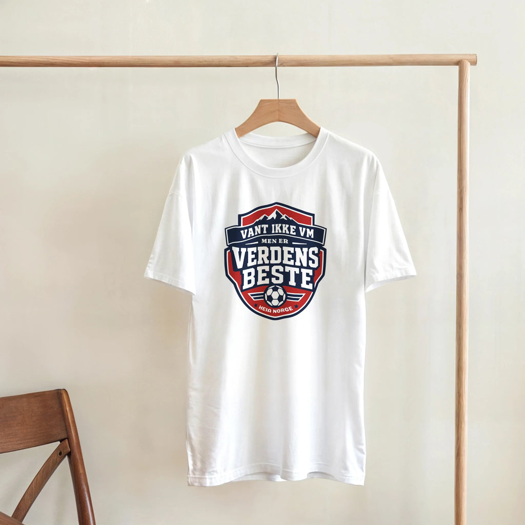 Norge VM t-skjorte flere farger – supporterutstyr VM 2026 – Heia Norge Shop