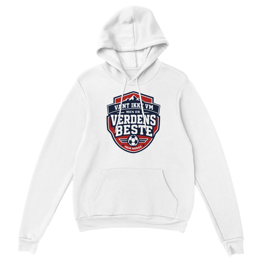 Norge hettegenser marineblå – supporterutstyr for fotballfans – Heia Norge Shop